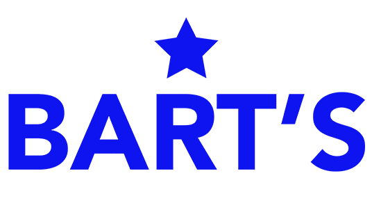 Barts Blue Wordmark Logo